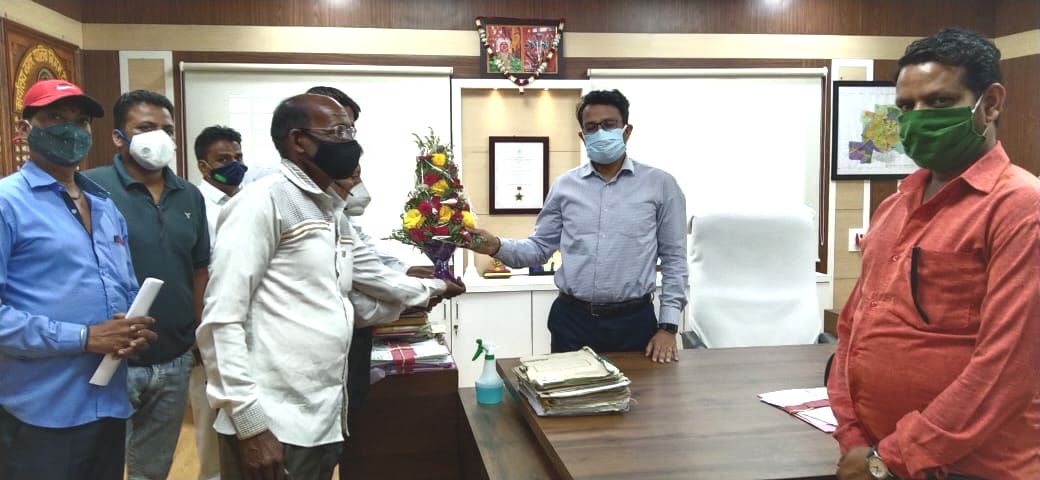 मप्र सफाई कर्मचारी महासंघ ने किया निगम आयुक्त का स्वागत