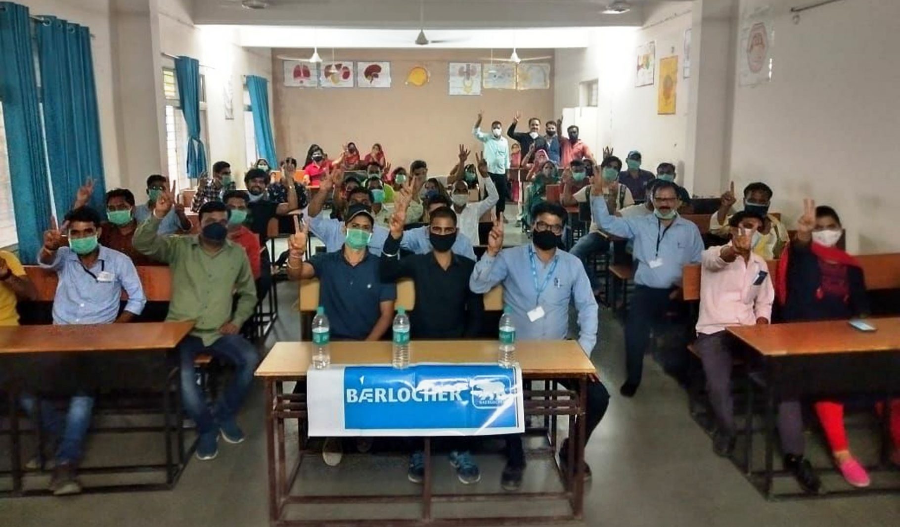 बेरलोचर इंडिया कंपनी ने मनाया वैक्सीनेशन दिवस