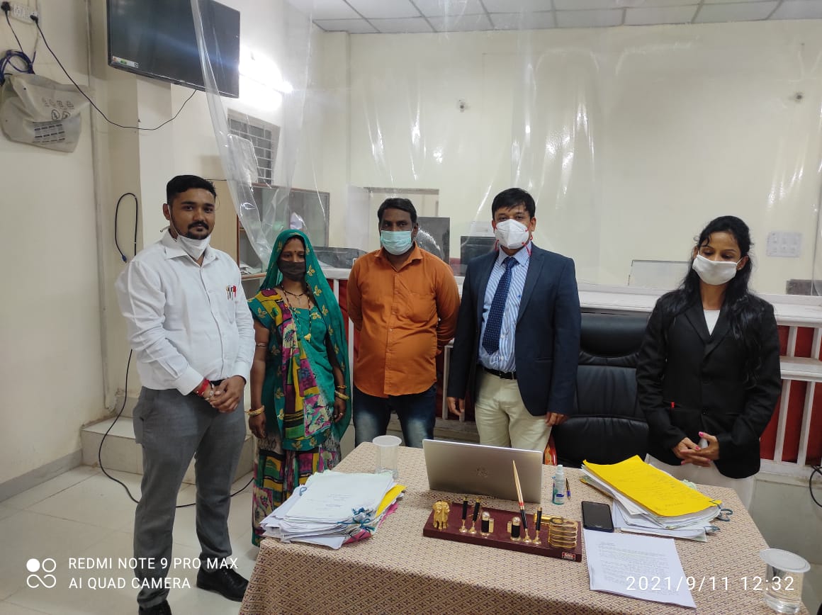 नेशनल लोक अदालत में राजीनामा से हुआ प्रकरणों का निराकरण, 88 क्लेम प्रकरणों में राशि रू 2,30,93,000/- के अवार्ड आपसी