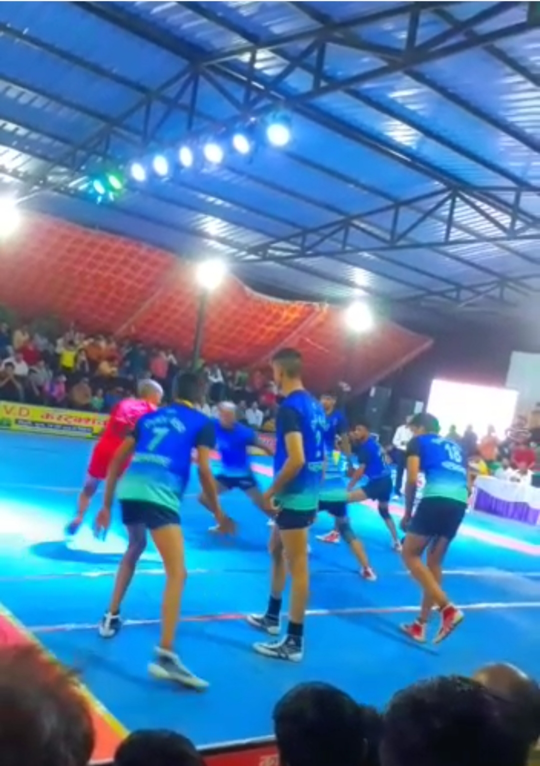 पालनगर मे  राज्यस्तरीय  कबड्डी स्पर्धा में रोमांचक मुकाबले