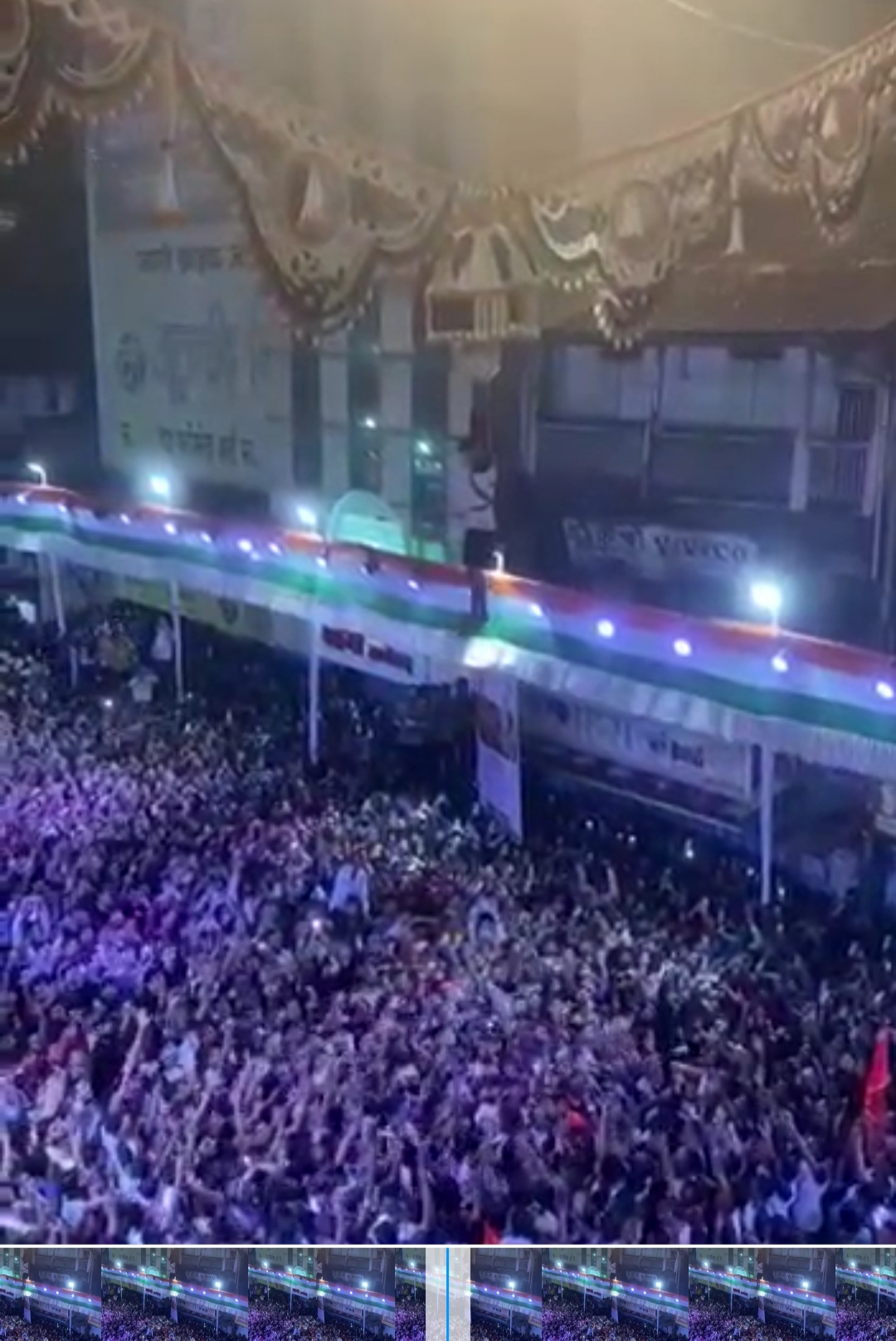 दिल थाम के देखिए जांबाज युवा का मटकी फोड़ने के लिए खतरे से खेलता यह वीडियो