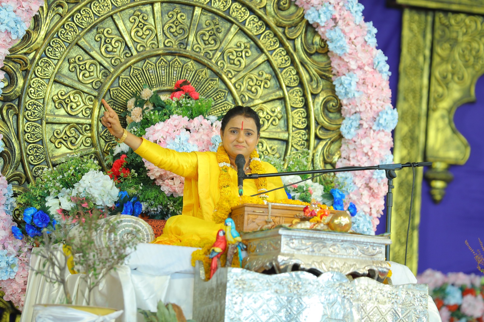 श्री कृ ष्ण ने कर्म भक्ति  के साथ प्रकृति का संरक्षण करना सिखाया है-वंदना श्री