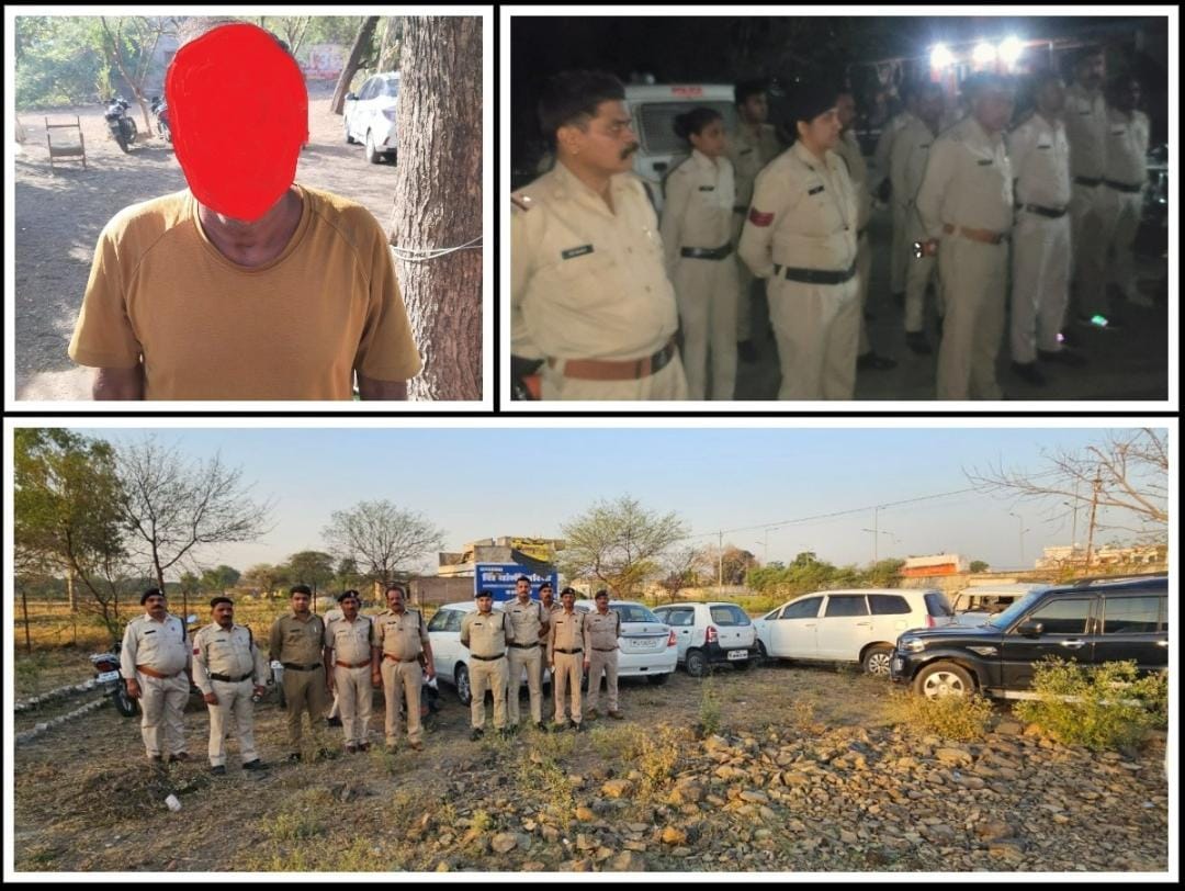 देवास पुलिस ने एक साथ दी 12 कंजर डेरों में दबिश, शराब की फैक्ट्री चोरी के वाहन सोने चांदी के जेवर मिले