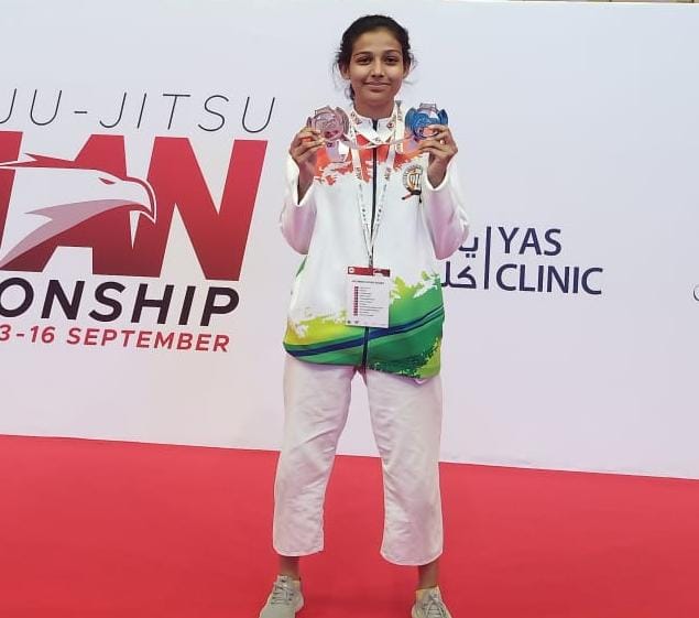(सफलता की कहानी) देवास जिले की मार्शल आर्ट जुजित्सु खिलाड़ी वैदेही शर्मा राष्ट्रीय व अन्तर्राष्ट्रीय स्पर्धाओं में पदक जीतकर जिले का नाम कर रही है रोशन
