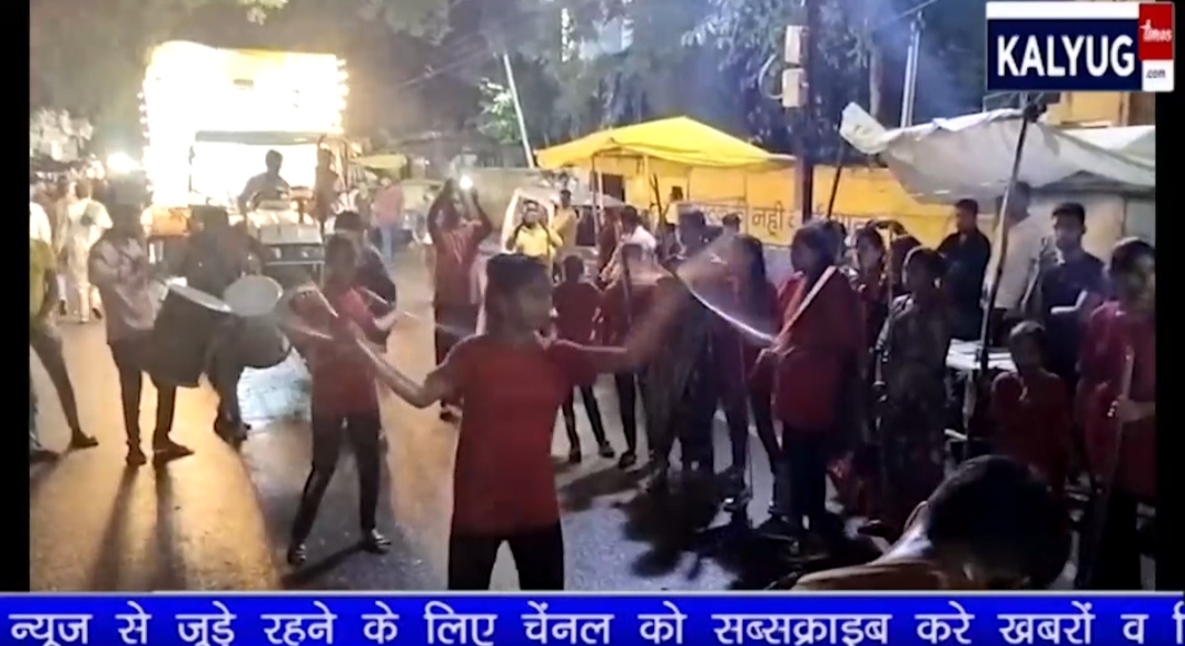 गोगा नवमी पर शहर में निकला वीर गोगा देव महाराज का भव्य चल समारोह