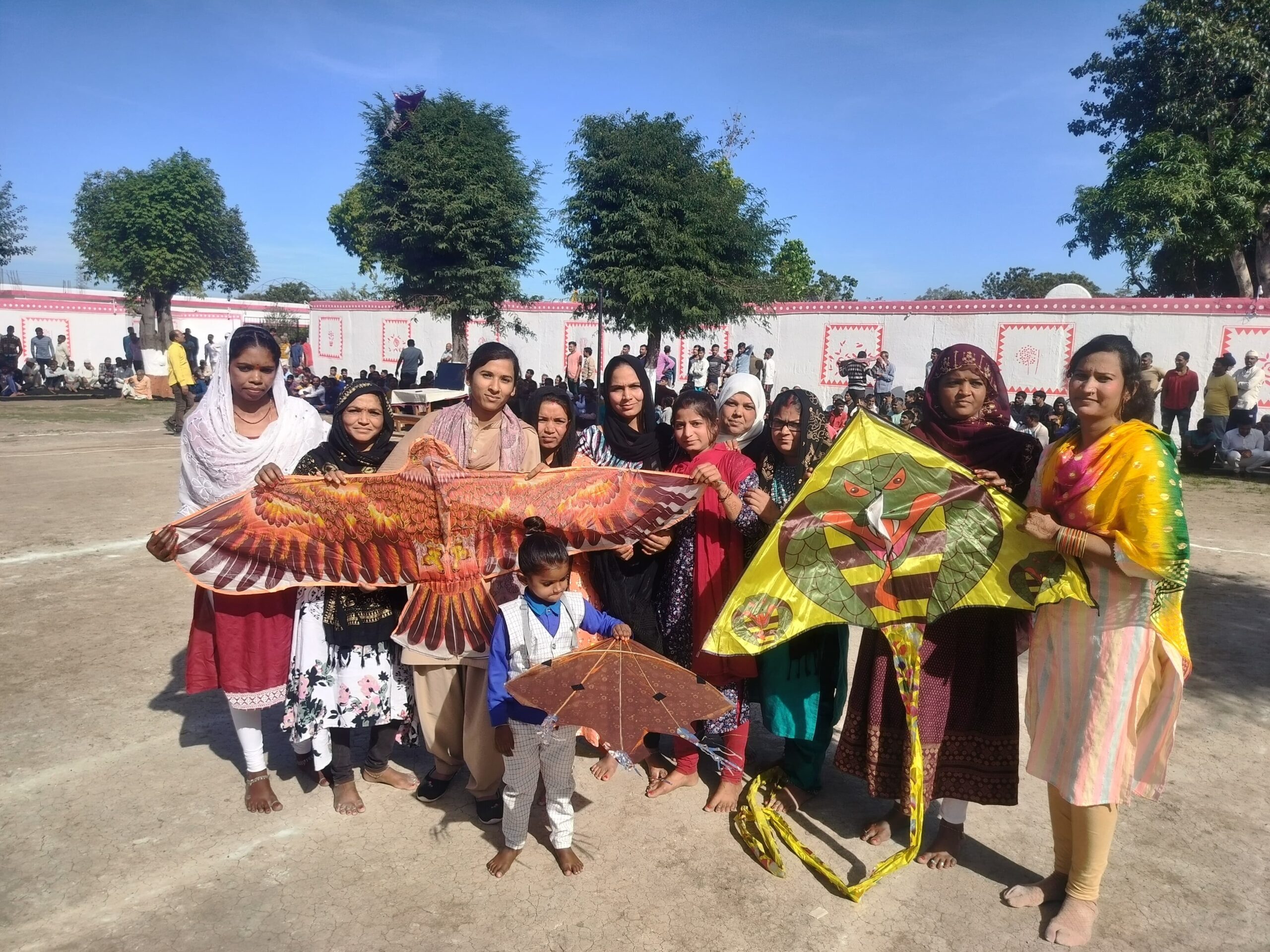 जेल में ऐसे  मनाया गया पतंग उत्सव