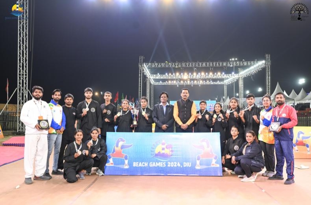 नेशनल बीच गेम डीयू में देवास की दिशा ने जीता स्वर्ण पदक