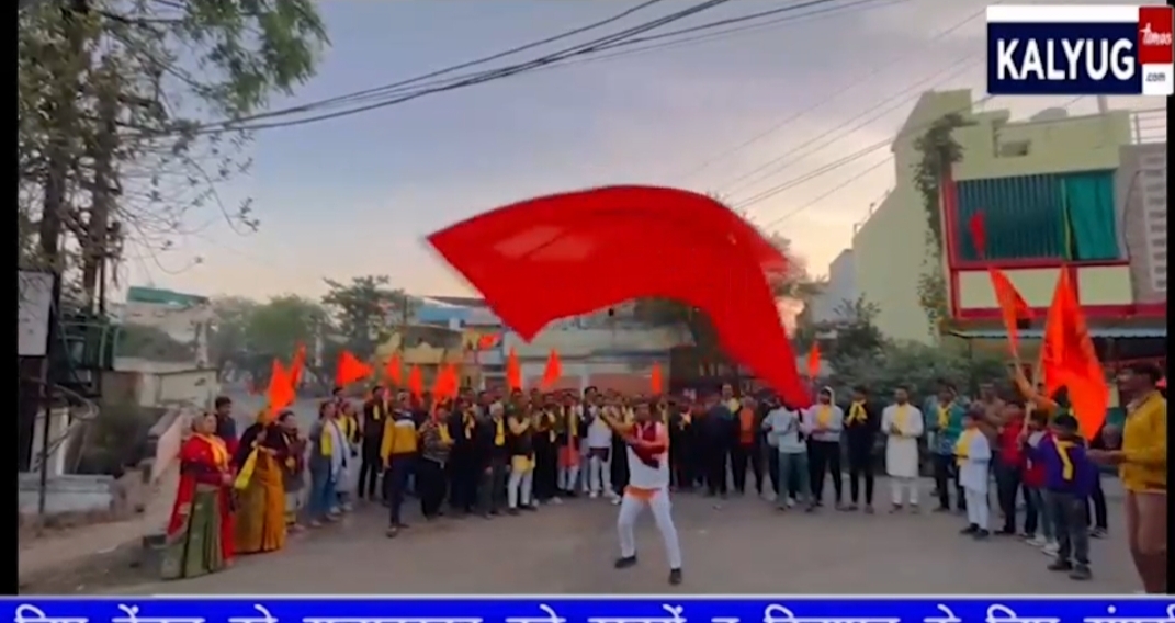 प्रभात फेरी से लेकर दोपहर भजन सुंदरकांड और पूरे शहर का माहौल हुआ भक्तिमय देखिए कैमरे की नजर से