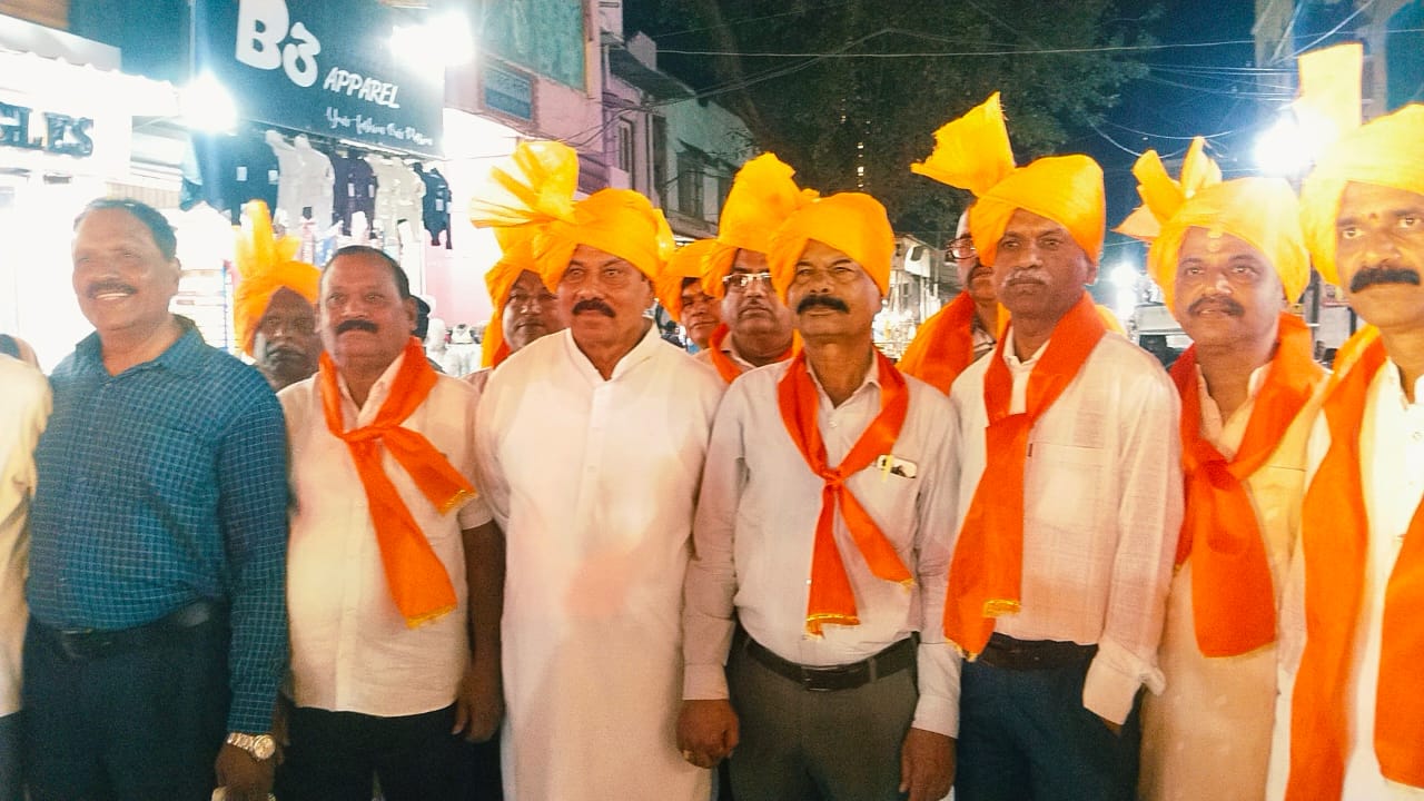 छत्रपति शिवाजी महाराज की जयंती पर निकली शोभायात्रा