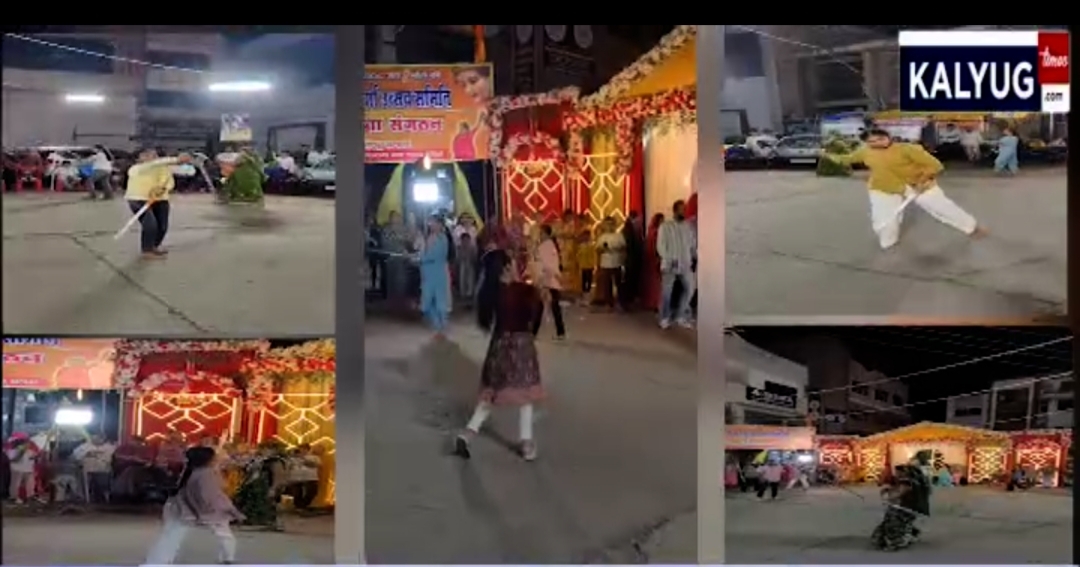 आकर्षण का केंद्र सुभाष चौक का यह गरबा, एक बार जरूर देखने जाए