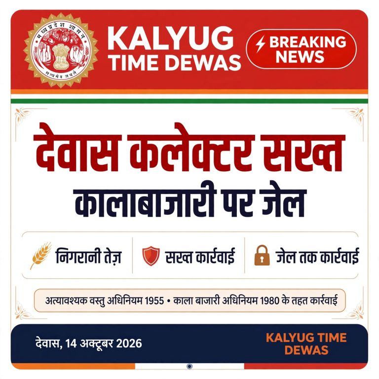 *कलेक्टर ऋतु राज सिंह सख्त: कालाबाजारी और राशन में अफरा-तफरी पर होगी कड़ी कार्रवाई, जेल तक भेजे जाएंगे दोषी*